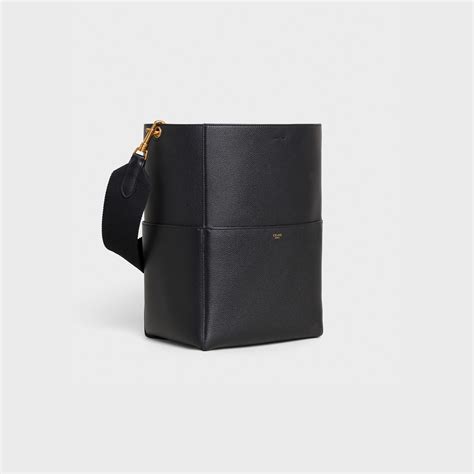 sangle bucket bag in soft grained calfskin celine|Celine sangle bag.